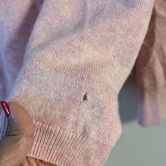 J.Crew 100% Cashmere Sweater, Blush pink Size M - Picture 6 of 6